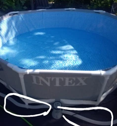 Басейн круглий каркасний Intex з фільтр-насосом 305x76 см на 4485 л сірий (26702)