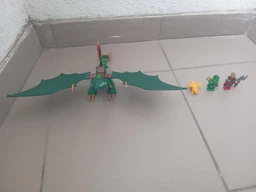 Конструктор LEGO Ninjago Зелений лісовий дракон Ллойда 128 деталей (71829) фото від покупців 2