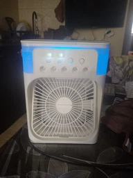 Міні-кондиціонер Mini Fan RGB 3в1 охолоджувач, зволожувач повітря, вентилятор, нічник