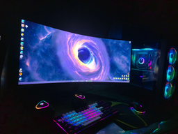 Монитор 34" Samsung Odyssey G5 C34G55T (LC34G55TWWIXCI) WQHD / VA 1000R Curved / 165Hz / 1ms / 8-Bit / DisplayHDR 10 / G-Sync Compatible / FreeSync Premium / Black eQualizer / Picture-by-Picture фото от покупателей 3