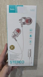 Проводные вакуумные наушники HOCO M90 Type-C Delight wired digital earphone with microphone, 1.2m, black