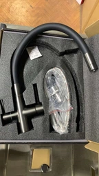 Мойка из нержавеющей стали AQUAMILL 6050 с PVD покрытием черная + смеситель GRAND + дозатор + решетка + ринзер