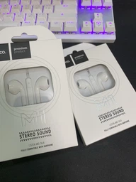 Навушники HOCO M1 Original Series Earphones (3.5 mm mini-Jack) з мікрофоном White
