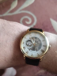 Механические мужские часы Forsining 8099 Black/Silver/Black