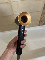 Профессиональный фен стайлер для волос Super Hair Dryer 1600 Вт + 5в1 насадок, розовый фото от покупателей 18