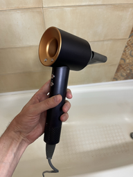 Профессиональный фен стайлер для волос Super Hair Dryer 1600 Вт + 5в1 насадок, розовый фото от покупателей 17