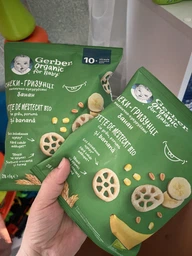 Снеки-гризунці Gerber з Бананом для дітей від 10 місяців 28 г (8445291497627)