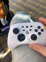 Беспроводной геймпад GamePro GPX13W 2.4G/BT 5.1/USB (Switch/PC/iOS/Android) RGB White фото от покупателей 4