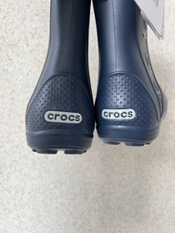 Детские резиновые сапоги для мальчика Crocs Handle It Rain Boot K Navy 211052-410 29-30 (C12) Navy (198445125331) фото от покупателей 1
