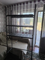Полка стеллаж напольная над стиральной машиной Laundry Rack (399 WR) Черный фото от покупателей 6