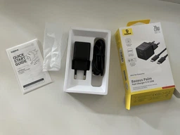 Сетевое зарядное устройство Baseus Palm Fast Charger USB-A USB-C 20 Вт PD3.0 QC4.0 + кабель Type-C 60 Вт 1 м Black (P10111608113-01) фото от покупателей 5