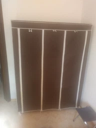 Складной каркасный тканевый текстильный шкаф на 3 секции Storage Wardrobe 88130 Синий (N-14) фото от покупателей 3
