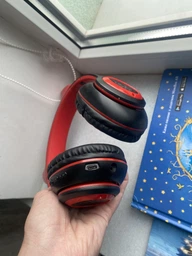 Бездротові Bluetooth навушники STN-25 блютуз навушники з вушками та підсвічуванням М'ятно-Зелені