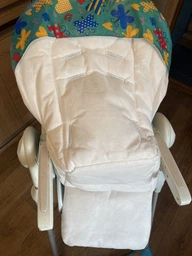 Чохол на стільчик для годування Chicco Polly 2 в 1 плащівка Рожеві квіти Panda Mom фото от покупателей 4