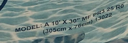 Захисний тент чохол накриття для каркасного круглого басейну 305 см Intex 28030 фото від покупців 2