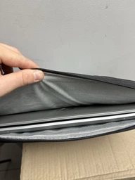 Чехол-сумка с ручкой для ноутбука Asus | HP | Dell | Lenovo| Acer 15.6" / 16" / 17" с сумочкой для зарядки, мышки и телефона Чёрный фото от покупателей 15