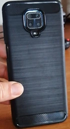 Противоударный чехол Fashion Case Urban для Xiaomi Redmi Note 9 Pro Черный фото от покупателей 3