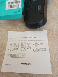 Миша бездротова Logitech M185 Grey/Black USB, 1xAA (910-002235) фото від покупців 11