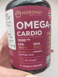 Омега 3 Кардіо NORDWAY OMEGA-3 Cardio 1000мг 90 капсул фото від покупців 3