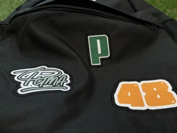 Рюкзак спортивний тканинний 17 л вміщує формат А4 Puma Phase Patch Backpack 09116101 Black (4067984167767)
