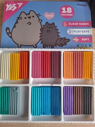 Пластилін Pusheen 18 кольорів 360 г YES (540695)