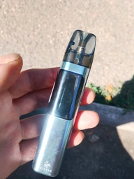 Многоразовая Pod система Elf Bar ElfX Pro 1200 mAh 3ml Blue + 2 картриджа 3 мл + зарядний блок ACG в комплекте до POD системы электронные сигареты для заправки до 45 Вт без жидкости