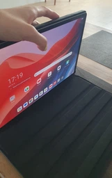 Чохол 360 на Lenovo Tab P12 (12.7") / чохол для планшета з функцією вертикальної та горизонтальної підставки / (блакитний) фото від покупців 4