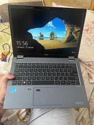 Ноутбук Acer TravelMate P4 13 TMP413-51-TCO-33TQ (NX.B55EU.005) Slate Blue&nbsp;/ 13.3" IPS WUXGA / Intel Core i3-1315U / RAM 8 ГБ / SSD 512 ГБ / Зарядка по USB / Підсвітка клавіатури фото від покупців 6