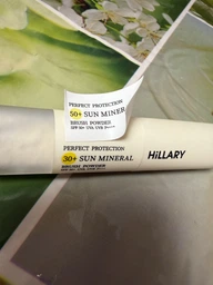 Солнцезащитная минеральная пудра прозрачная с SPF 30 + Hillary Perfect Protection Sun Mineral Brush Powder Sheer Matte SPF СПФ 30 +, 4 г HI-08-668