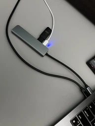 Usb хаб перехідник type с на юсб 6в1 hub адаптер на тайп сі для ноутбука макбука смартфона планшета пк Brillix UC-H6 Max концентратор з кардрідером розгалужувач 4 порти 4K HDMI+USB*2+SD/TF card reader+PD Female hub 6in1 фото від покупців 9