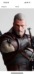 Фігурка Witcher 3, Геральт з Ривии, Відьмак, 25 см, в коробці фото від покупців 1