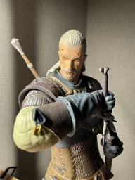 Фігурка Witcher 3, Геральт з Ривии, Відьмак, 25 см, в коробці