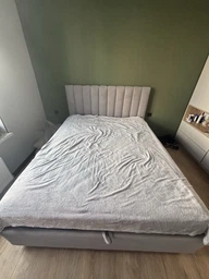 Полуторная кровать RidneTut Taylor Premium 140х200 см с подъемным механизмом Lili 18 Какао (334100112-18140)