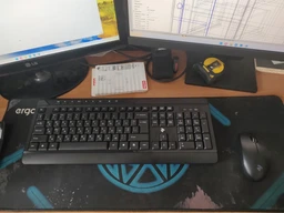 Комплект клавіатура та миша 2E MK410 Wireless, EN/UK/RU, чорний (2E-MK410MWB)