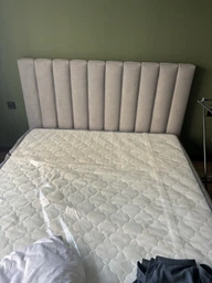 Полуторная кровать RidneTut Taylor Lite 140х200 см Lili 06 Бежевая (33410011-06140)