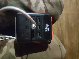 Повербанк большой емкости 100000mAh 65W Hoco DB03 Max Centurion с фонариком 6хUSB/2хType-C