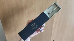 Подарунковий набір: Коробка + Кулькова ручка Parker JOTTER 17 SS GT BP 16 032_TR + Блокнот Axent Partner Ukraine Cиній фото від покупців 2