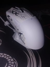 Беспроводная мышь Attack Shark X11 + Док-станция PAW3311 22000dpi Белая