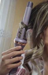 Плойка для локонів Automatic Curler Model: SJ-688, 48W автоматична стайлер - бігуді для волосся фіолетова фото від покупців 7
