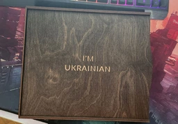 Подарунковий набір: Коробка + Кулькова ручка Parker JOTTER 16 032 + Блокнот Axent Partner I'm Ukrainian синій 8201-02-A-UKR