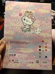 Папір кольоровий двосторонній Kite Hello Kitty А4 15 кольорів 15 арк (HK24-250) фото от покупателей 1