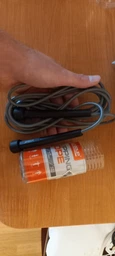 Скакалка LiveUp PVC Speed Jump Rope 2.75 м (LS3115-o) Black/Orange