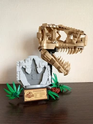 Конструктор Lego Jurassic World Окаменелости динозавров: Череп тираннозавра 76964 фото от покупателей 1