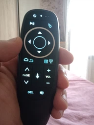 Пульт аеромишка Air Mouse G10S Pro з мікрофоном та гіроскопом, з підсвіткою кнопок, для Android медіаплеєра, ТВ приставки (G10S Pro) фото від покупців 6