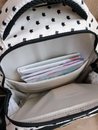 Рюкзак шкільний GoPack Education Cat Style 41x29x17 см 15 л Бежевий (GO25-182M-1) фото від покупців 2
