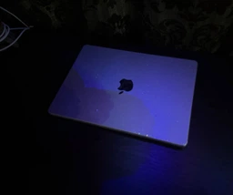 Захисний чохол-накладка Macbook Pro 14 М1 М2 М3 М4 М5 (A2442 / A2779 /A2918 / A2992 / A3112 / A3185 / A3401 / А 3434) 2021-2026 р Прозорий з блискітками