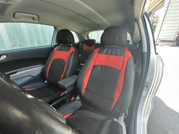 Авточехлы с эко кожы для MITSUBISHI Colt 2004>2012 Pok-ter Desing Leather с серой вставкой фото от покупателей 1