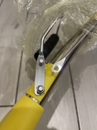 Швабра Eco Fabric насадка губка 27см, ручка нержав. сталь 120см, 2 віджимиа (EF-2708)