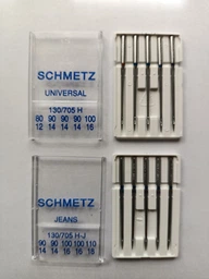 Голки універсальні Schmetz асорті №80-100 (№80х1шт; №90х3шт; №100х1шт.)
