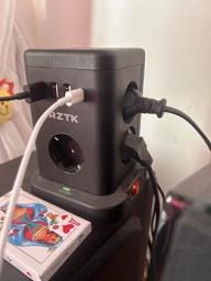 Универсальный сетевой удлинитель RZTK Tower Wireless + 3 USB-A + 1 USB-C Black (TWB7) 1.8 м фото от покупателей 10